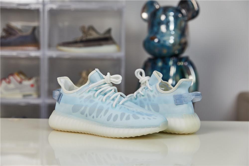 PK God adidas Yeezy Boost 350 V2 Mono Ice Retail materials ready to ship